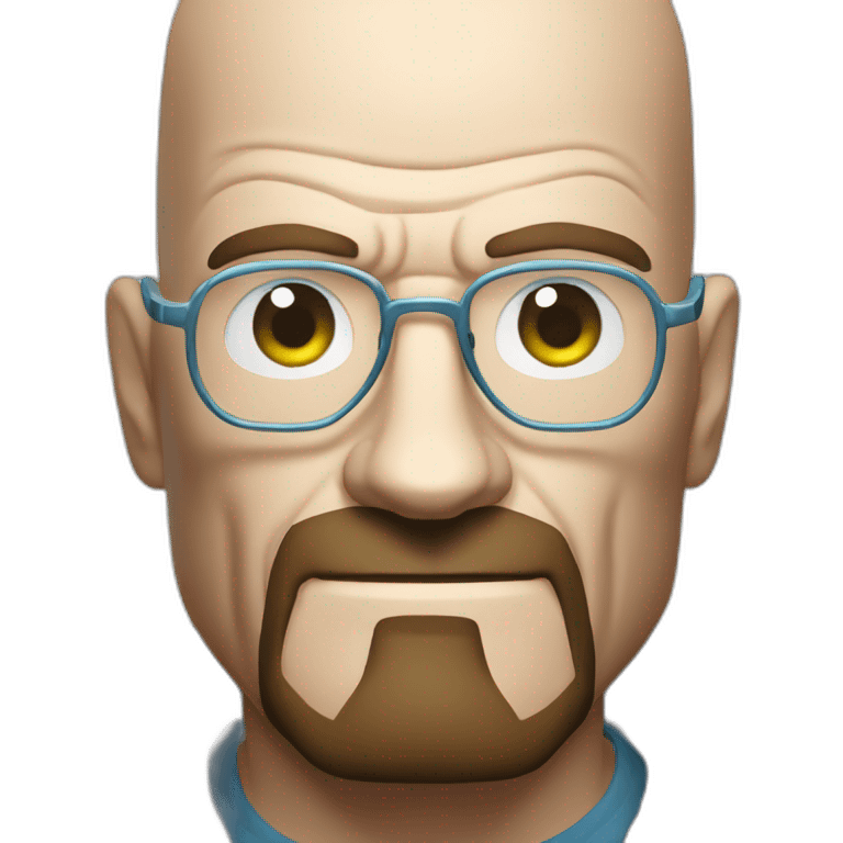 Walter white holding blue crystal emoji