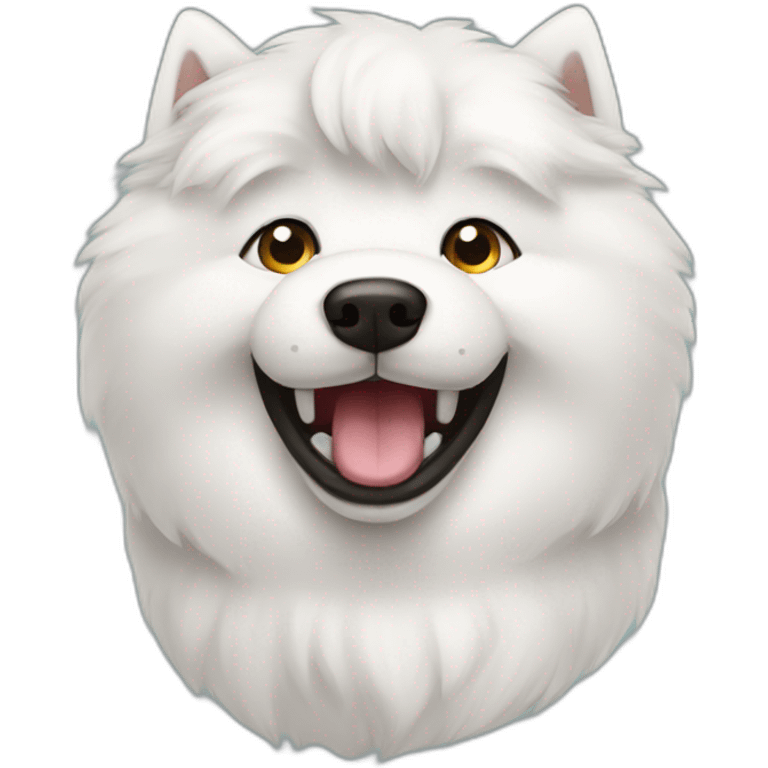 samoyed derp emoji