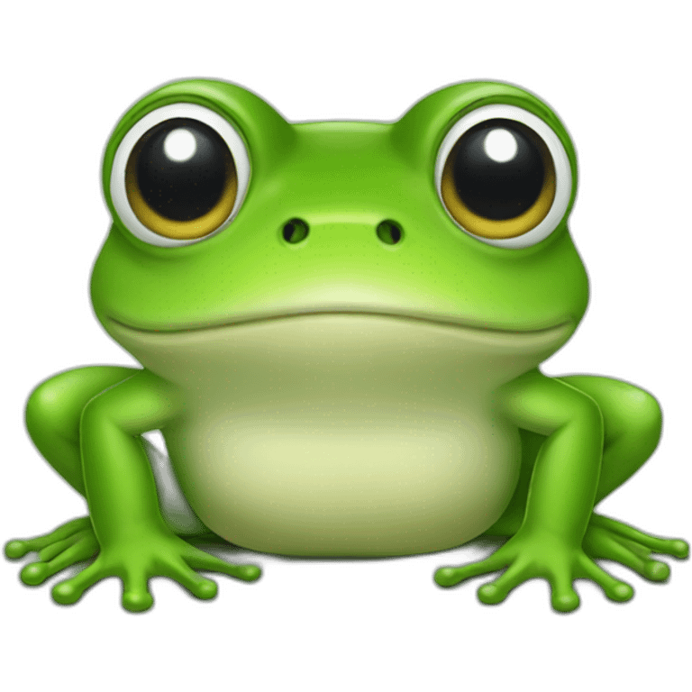 a frog emoji