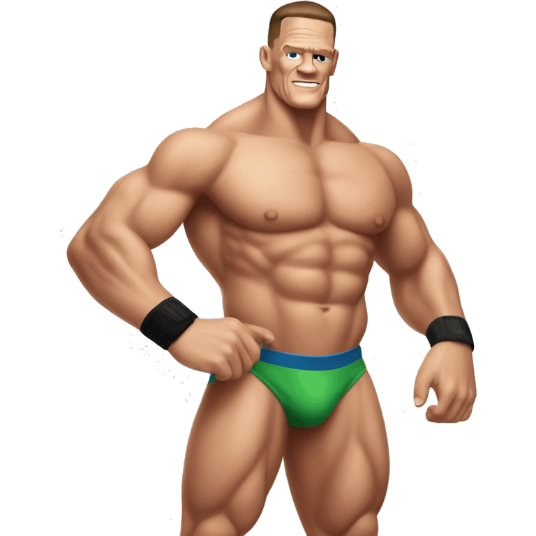 John Cena in bikini emoji