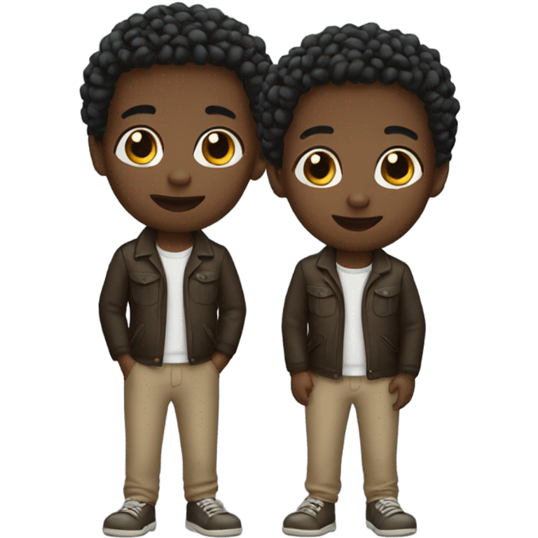 black twins emoji emoji