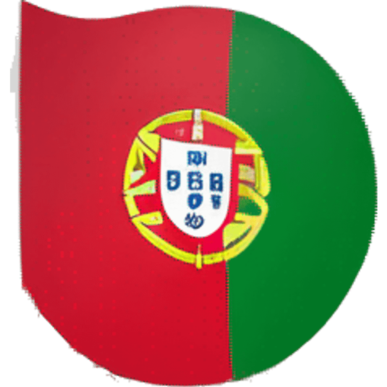 make a outline of portugal with the flag emoji