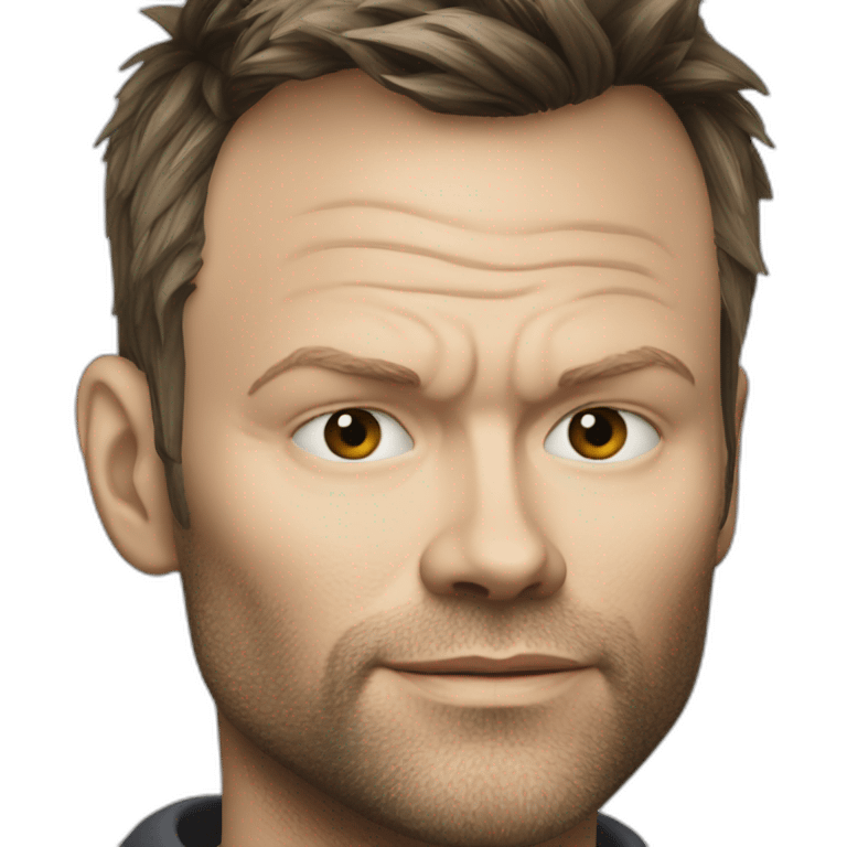 Joel McHale grey eyes emoji