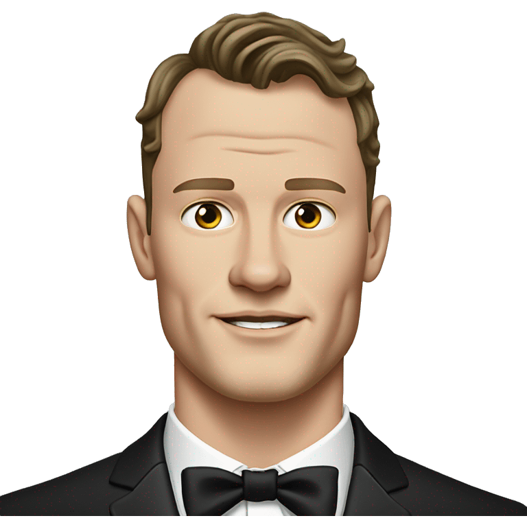 Jonathan Toews in black tuxedo emoji