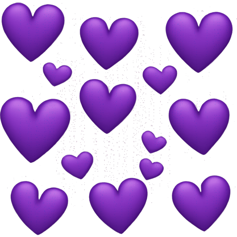 Purple broken heart emoji