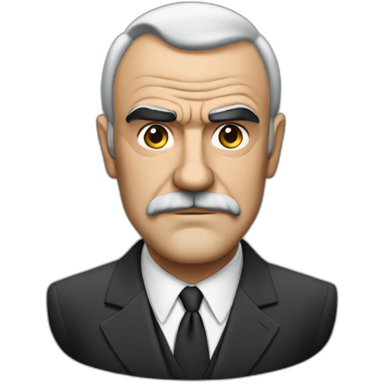 sean connery serious cartoon wearing suit emoji