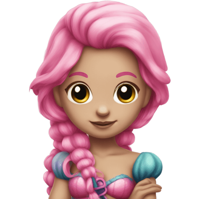 Rainbow mermaid bunny pink pirate emoji