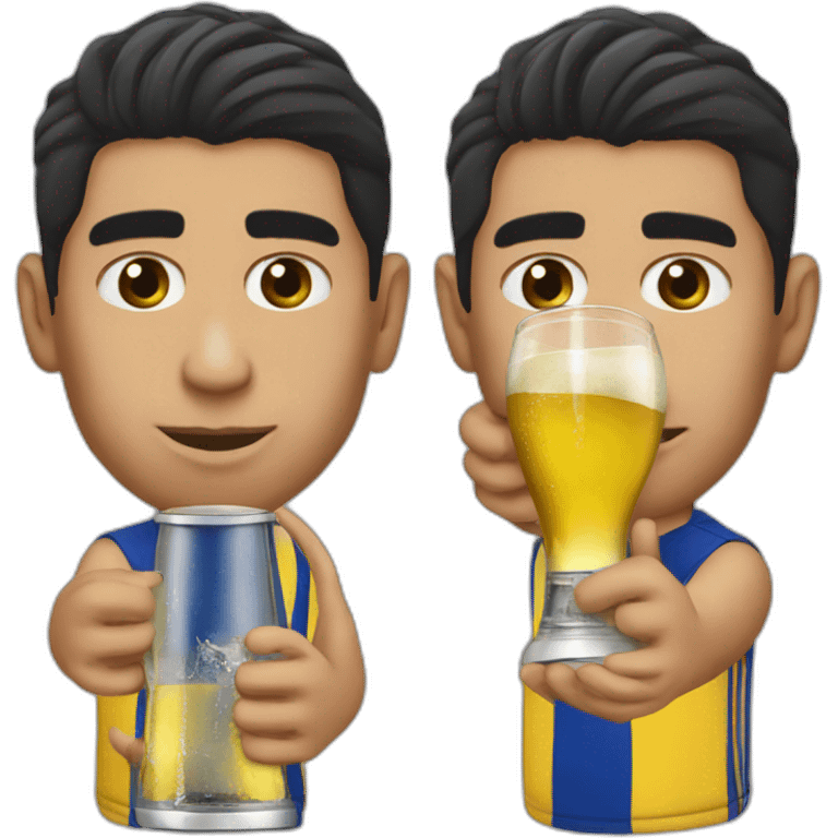 Riquelme drinking mate emoji