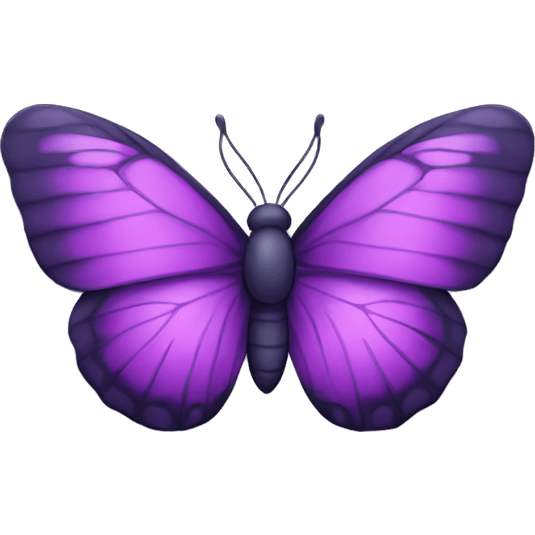 Purple butterfly emoji