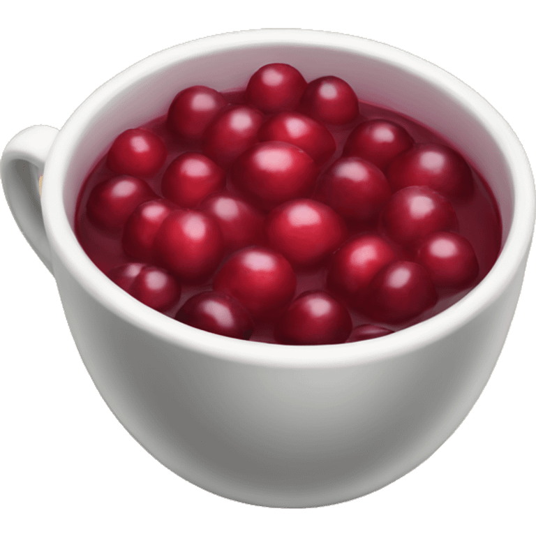 cranberry cup emoji