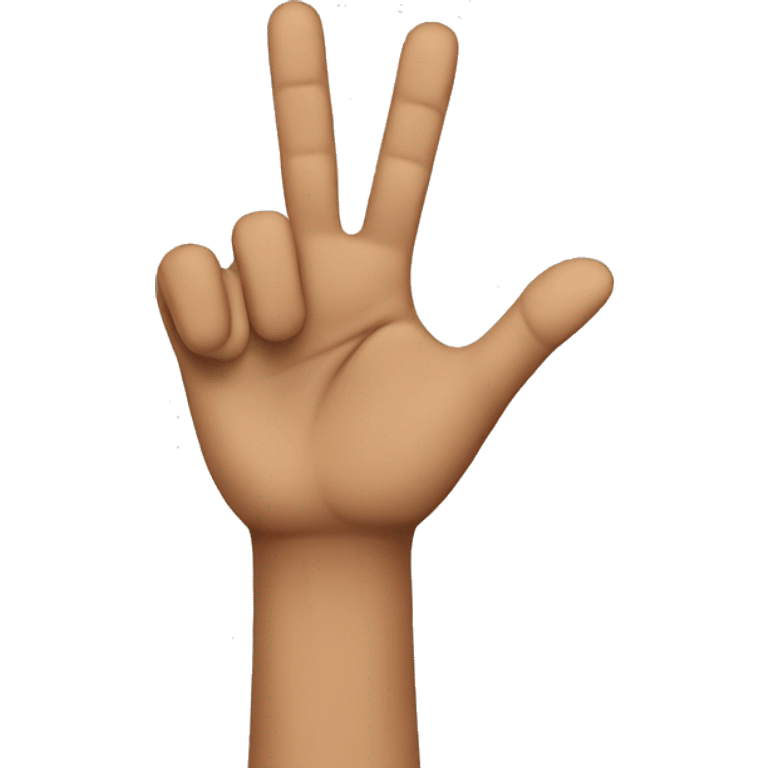 West side with fingers symbol  emoji