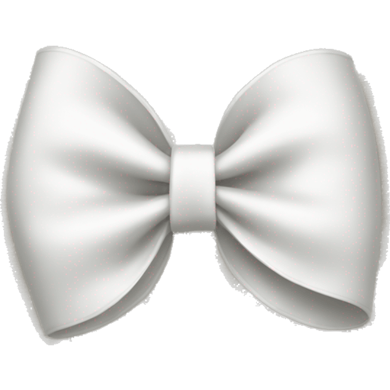 White bow emoji