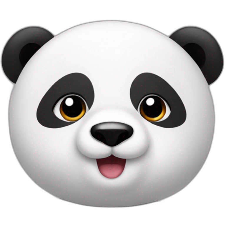 Panda collect dots emoji