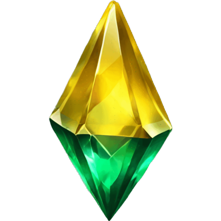 yellow emerald shard emoji