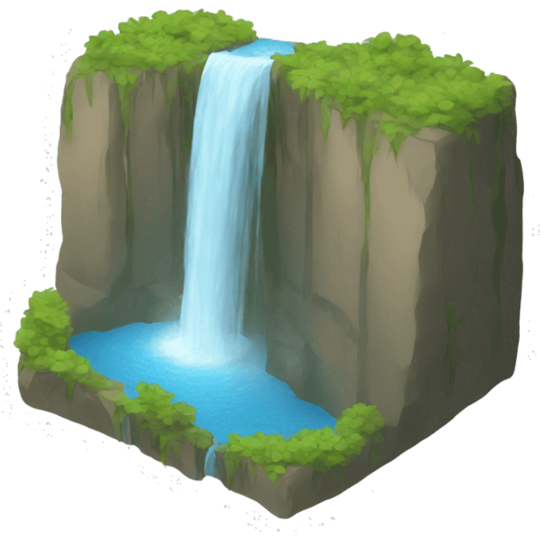 water fall emoji