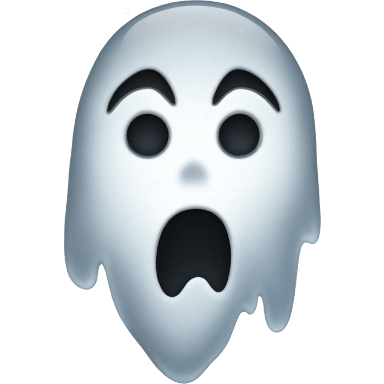 Ghost face emoji