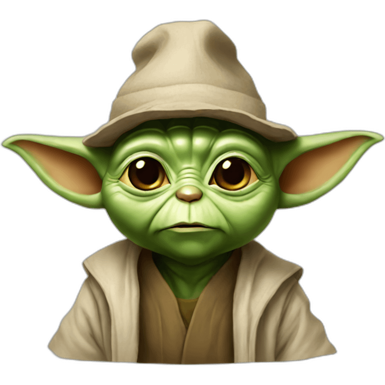 yoda-in-a-hat emoji