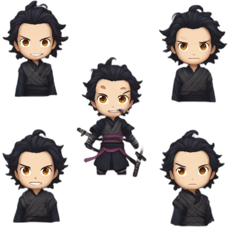 Tanjiro kamado demon slayer emoji