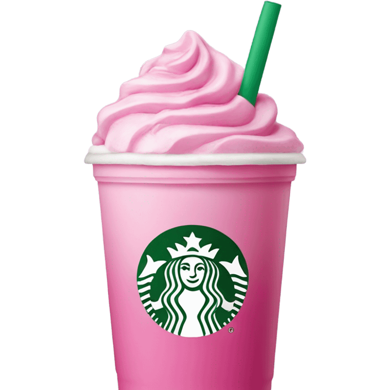 Starbucks pink drink emoji