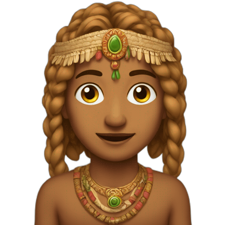 Traditional indian emoji