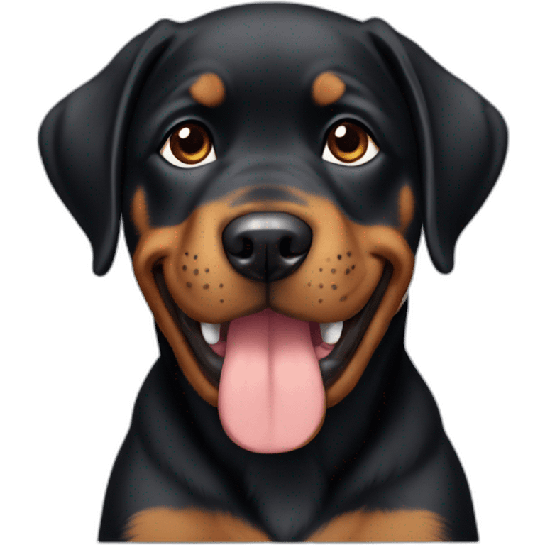 Rotweiller puppy emoji