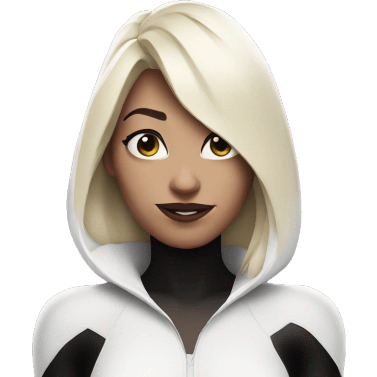 spider gwen half body emoji