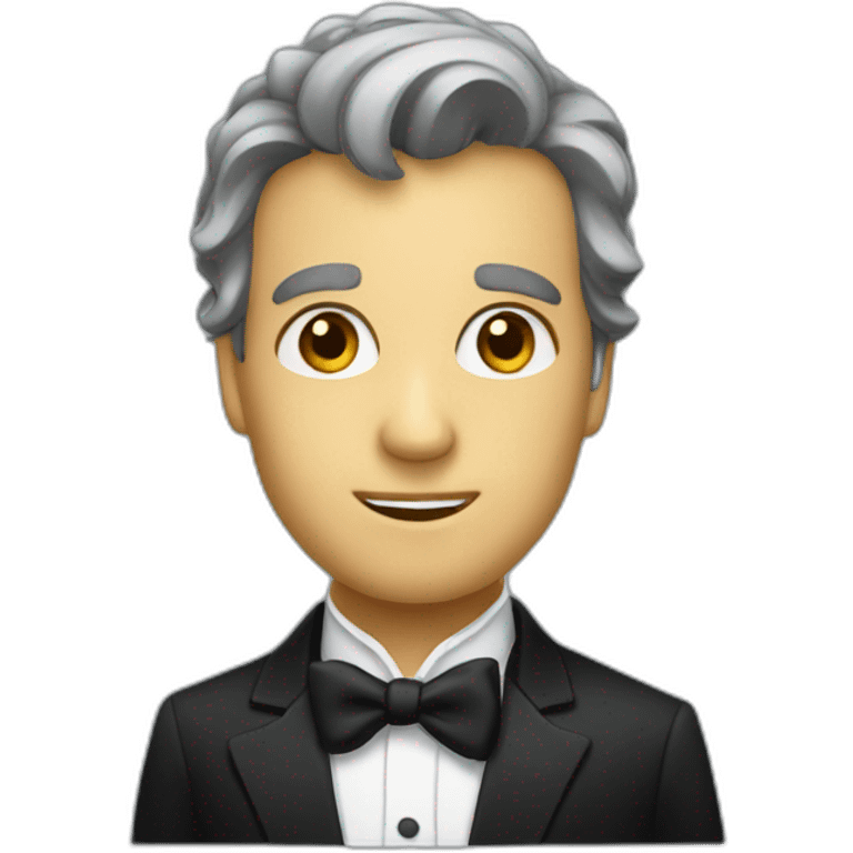 orchestra conductor head emoji