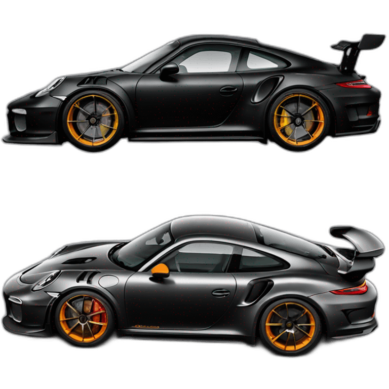 911 Gt3rs noir+or emoji