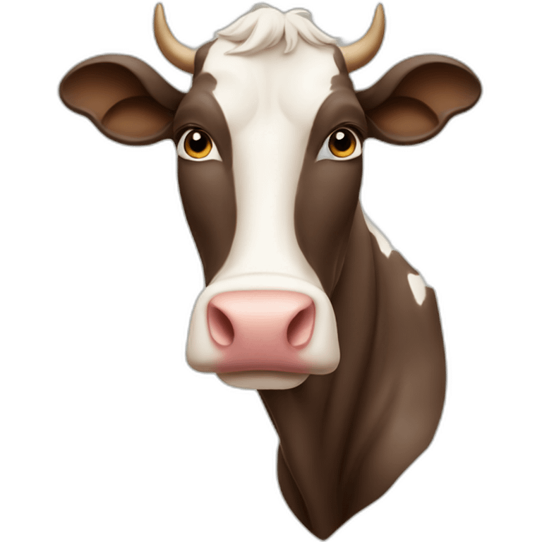 a proud cow emoji