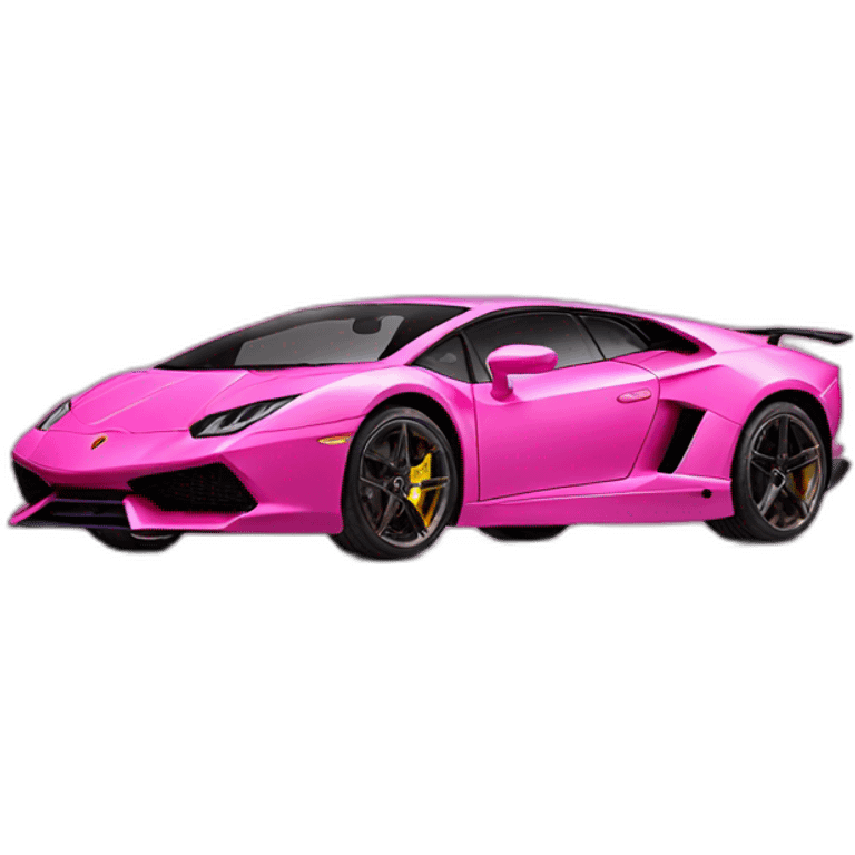 Lamborghini pink emoji