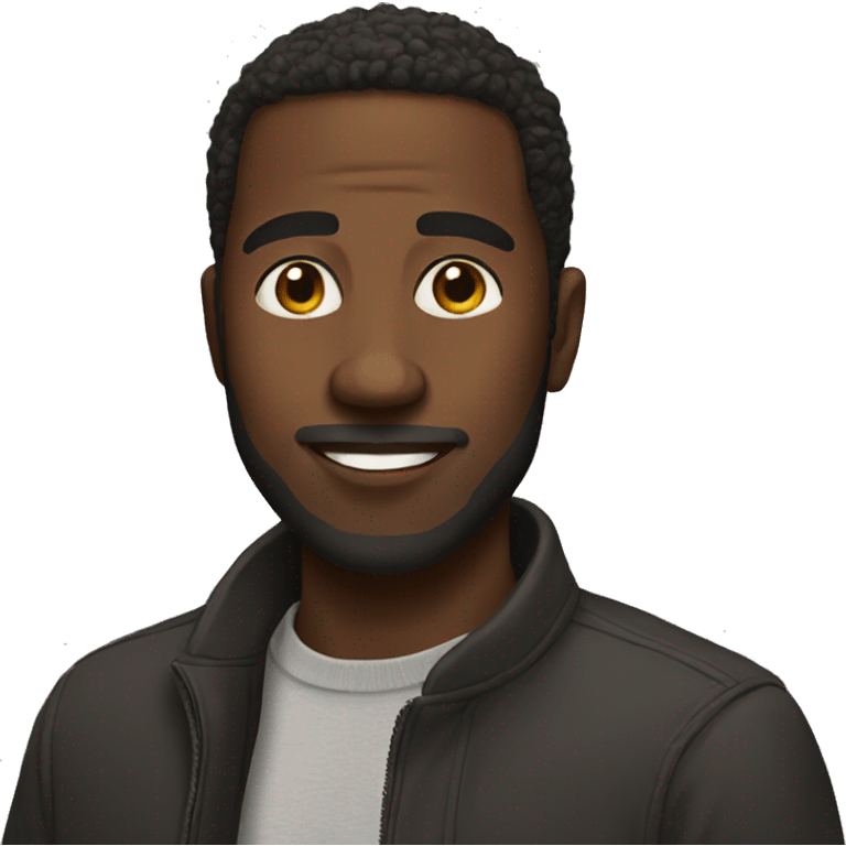 black man emoji