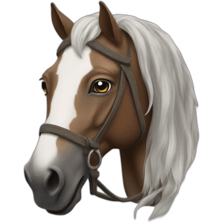 horse on the gandalf emoji