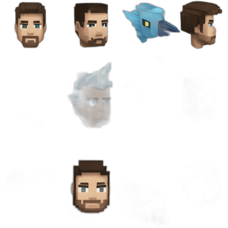 Minecraft,Articuno,Cyberpunk,Head emoji