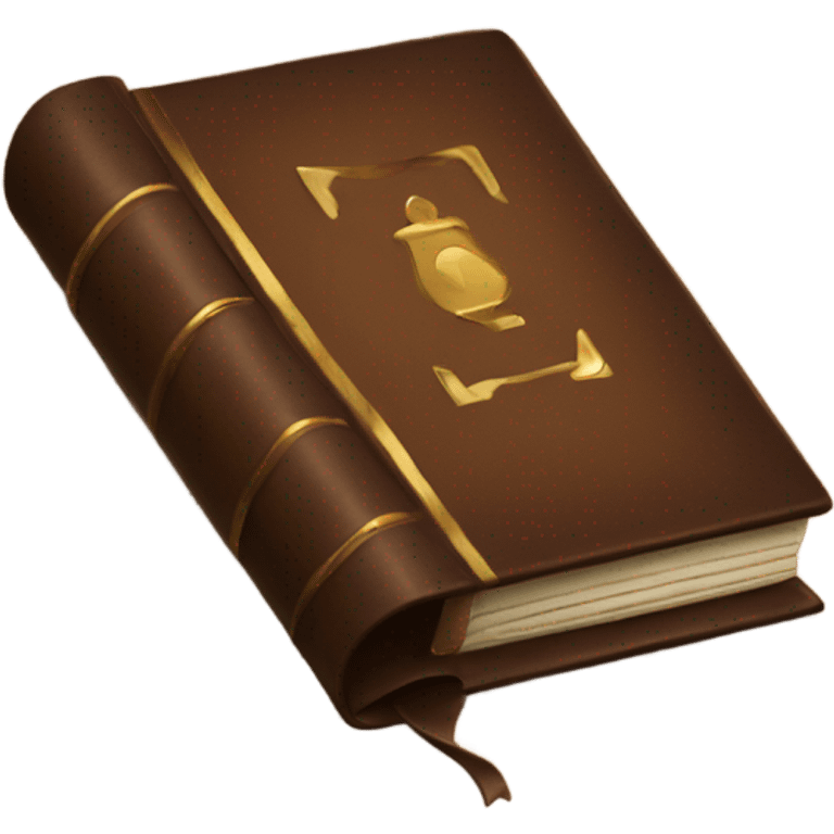 luxury brown book emoji