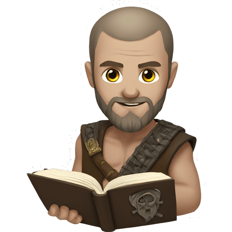 floki with book
 emoji