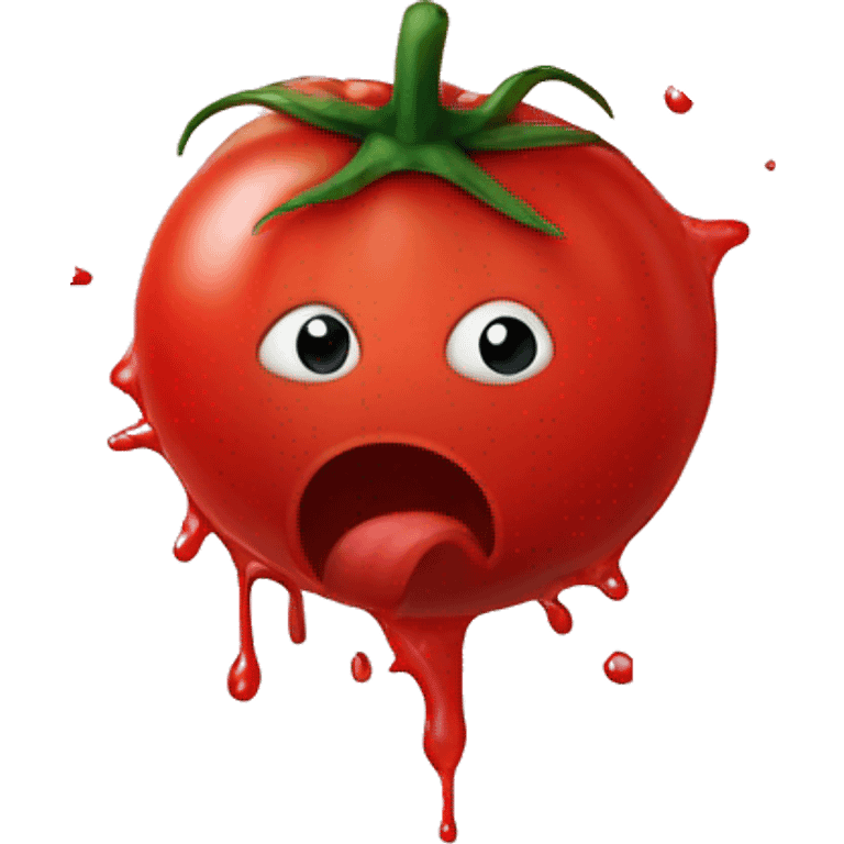 Splatted tomato emoji