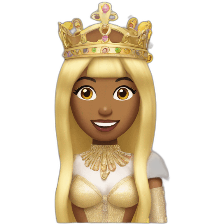 Nicki Minaj queen emoji