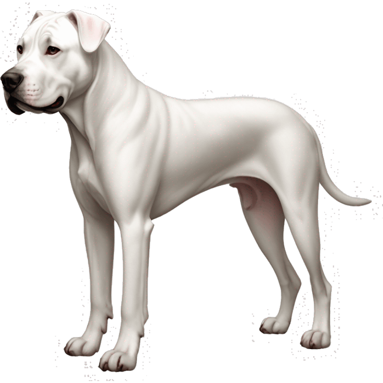 Dogo Argentino Dog Breed Full Body emoji