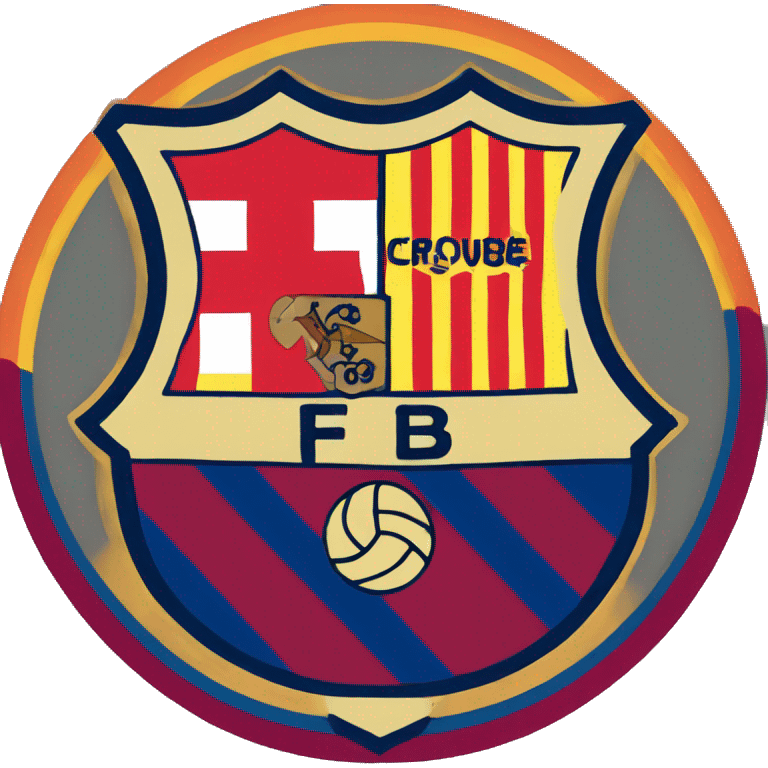 Barcelona fc logo  emoji