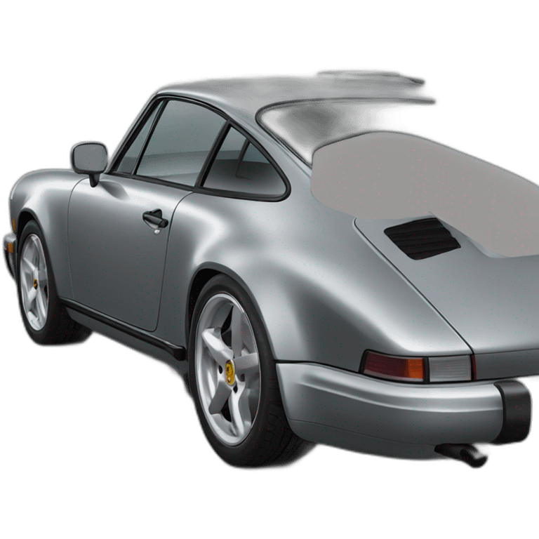 porsche 911 gray emoji