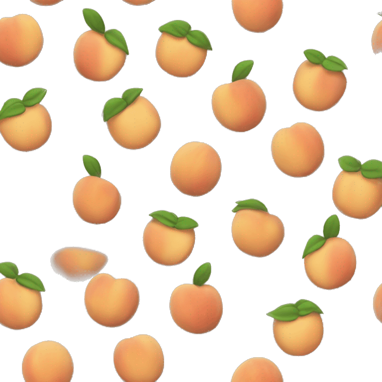 Peach with dirt on it emoji