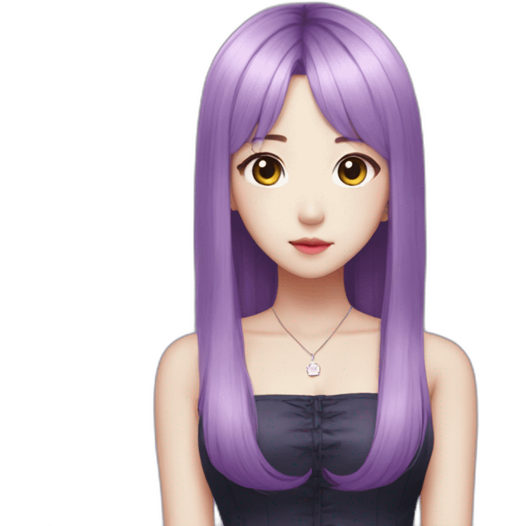 Moonbyul-purple-hair emoji