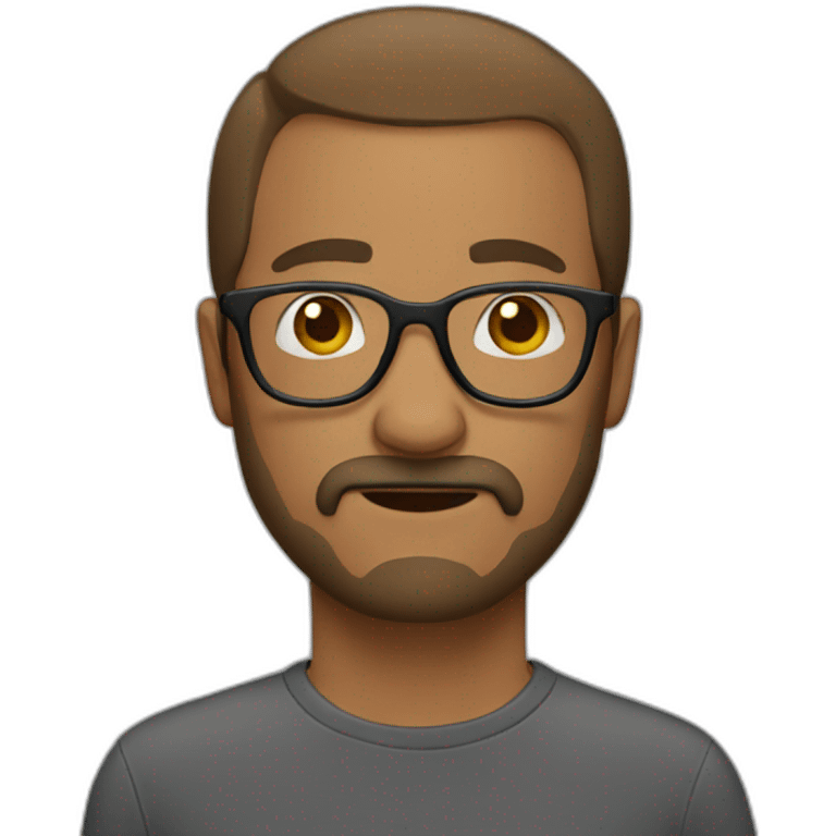 brown-bald-man-with-glasses-beard-mustache emoji