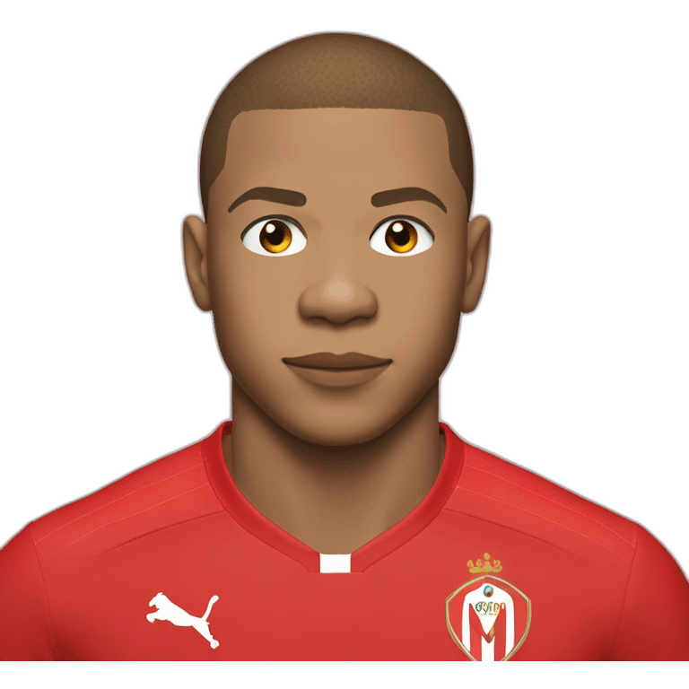 Mbappe as Monaco emoji