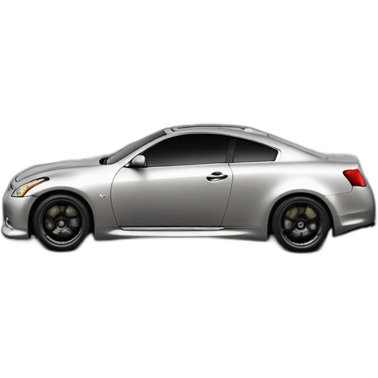 infiniti g35 coupe black side view racing emoji