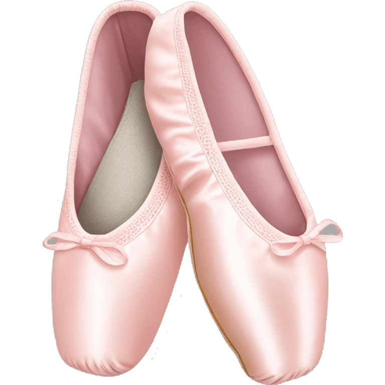 Light pink ballet pointe shoes  emoji