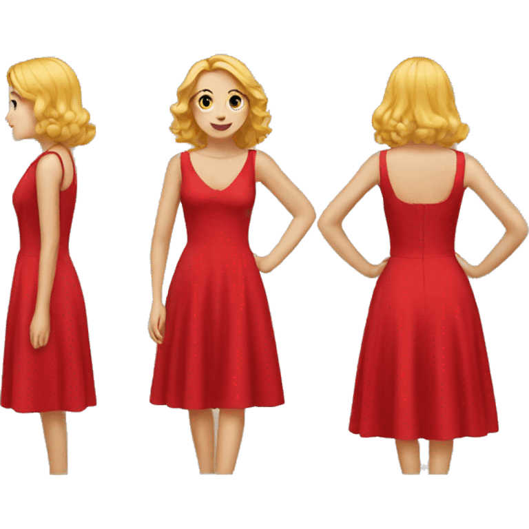 Red DRess emoji