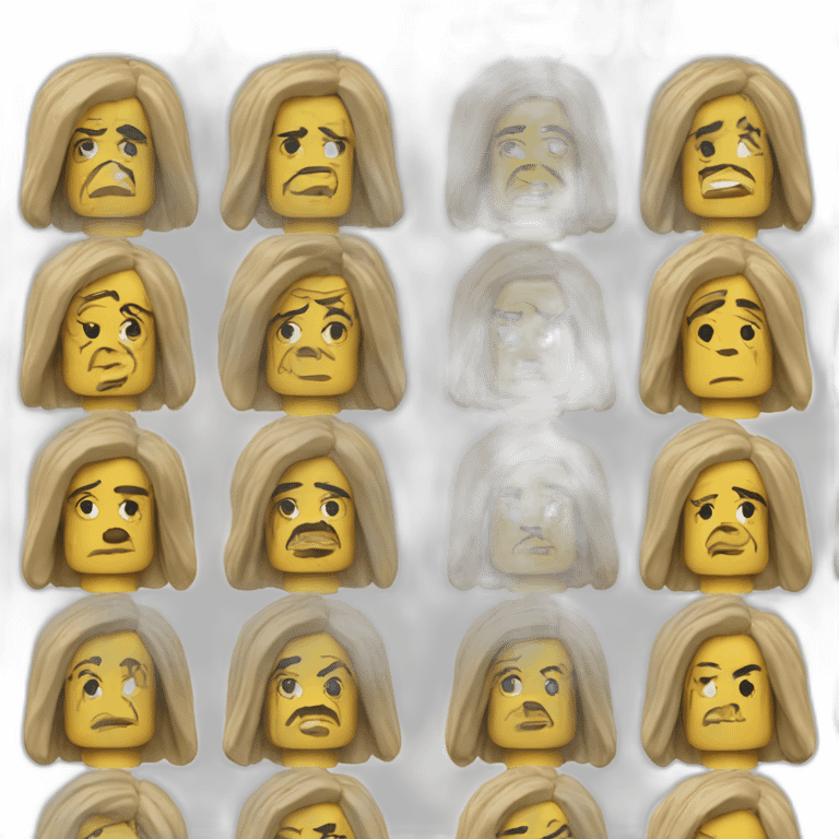 LEGO Iggy pop emoji