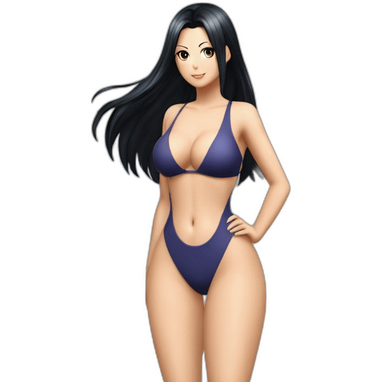 nico robin full body big pawg small swimsuit back shot focus emoji