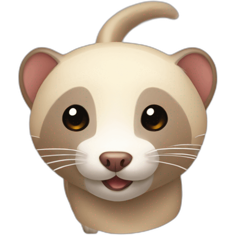 ferret and electric plug emoji